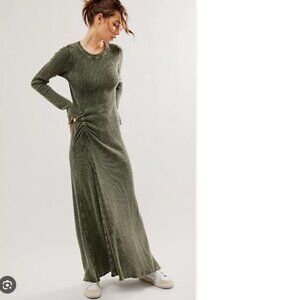 Free People One Natasha Thermal Midi Dress, XS